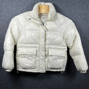 Abercrombie & Fitch Women's Oversized Utility Puffer size XS‎ off white